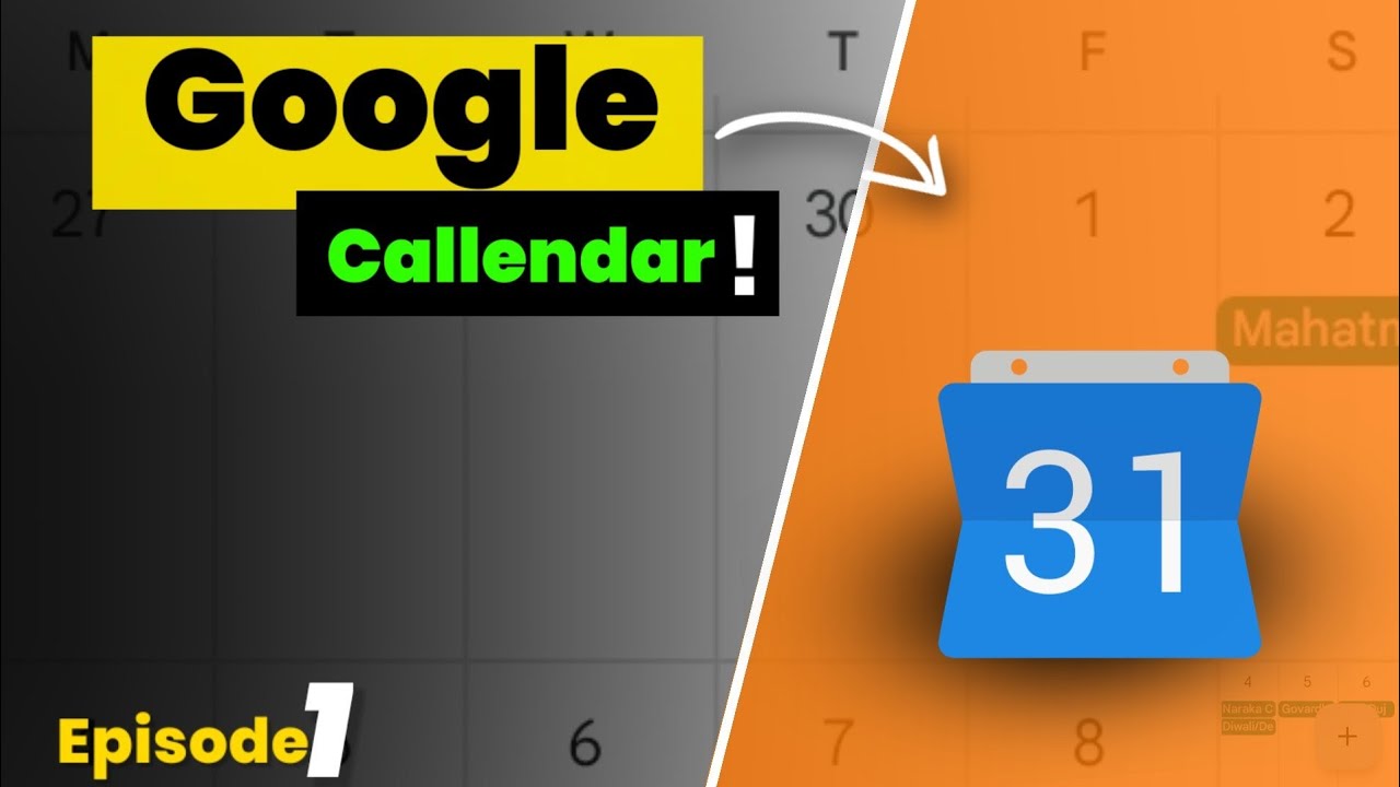 Google Calendar EP 01 how to use google calendar YouTube
