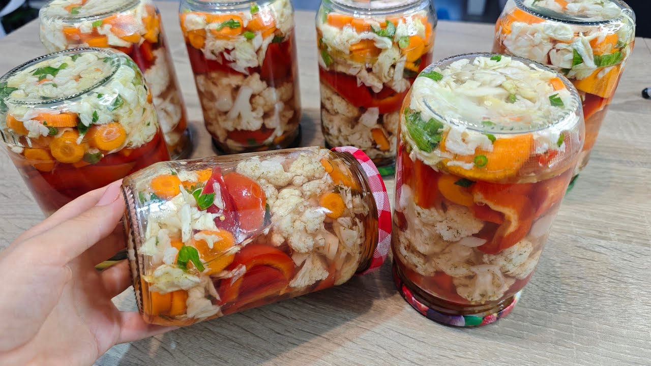 Царска туршия! Бърза мешена туршия без стерилизиране, лесна и практична рецепта!