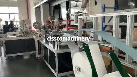 Automatic 3ply disposable surgical face mask tie-on head loop making machine