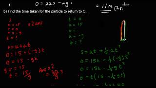 SUVAT and Acceleration due to Gravity g