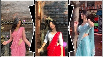 SAREE KE FALL SA 👀❤️|| NEW TRENDING XML FILE ALIGHT MOTION VIDEO EDIT 🦋