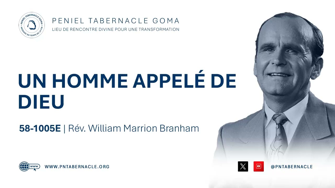 58-1005E — Un homme appelé de Dieu | Frère William Branham