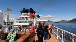 Dawes Glacier auf unserer Disney Cruise Wonder Alaska Kreuzfahrt: Maus gesucht in Alaska 2022 05 25