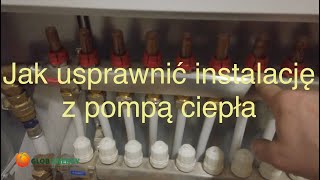 Poprawa wydajności instalacji pracującej z pompą ciepła, czyszczenie instalacji CO