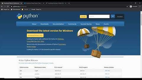 Installing Python and Visual Studio Code - Python Tutorial