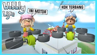 Aku Dan Adiku Naik Motor Terbang Di Game Wobbly Life ft @Shasyaalala