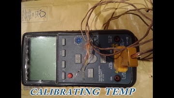 Voltcraft VC 670 / 650 Temperature Calibration