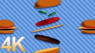 Floating Burgers Infinite Loop 8 Hours 🖥️ [4K] ScreenSaver screenshot 3