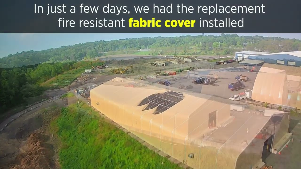 Repairing a Fabric Building After Fire Damage