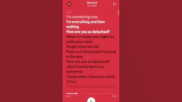 Thumbnail of Detached by Lyn Lapid on Spotify #shorts
