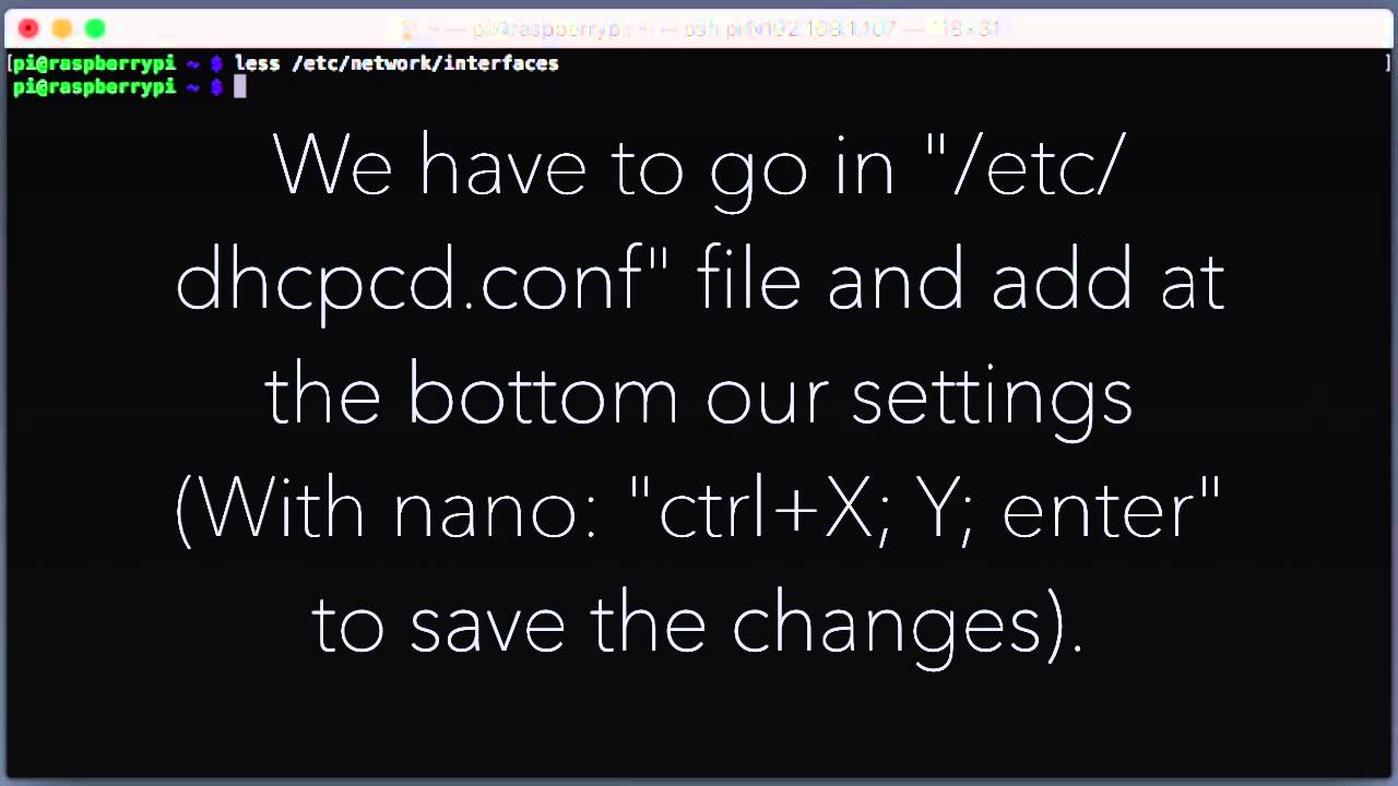 Raspbian Buster Static Ip – How to Set a Static IP Address on Raspberry ...