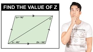 Can you find the value of "z" in the parallelogram??