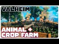 How to build an organised animal and crop farm  valheim