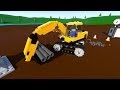 LEGO City Excavator for Children, Kids, Construction of an Excavator. Cartoon for Kids