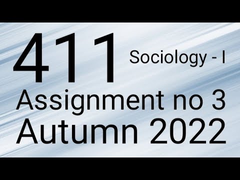 411 solved assignment autumn 2022 pdf