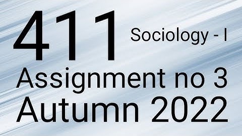 AIOU Code 411 Solved Assignment No.3 Autumn 2022 #aiou #aiousolveassignments