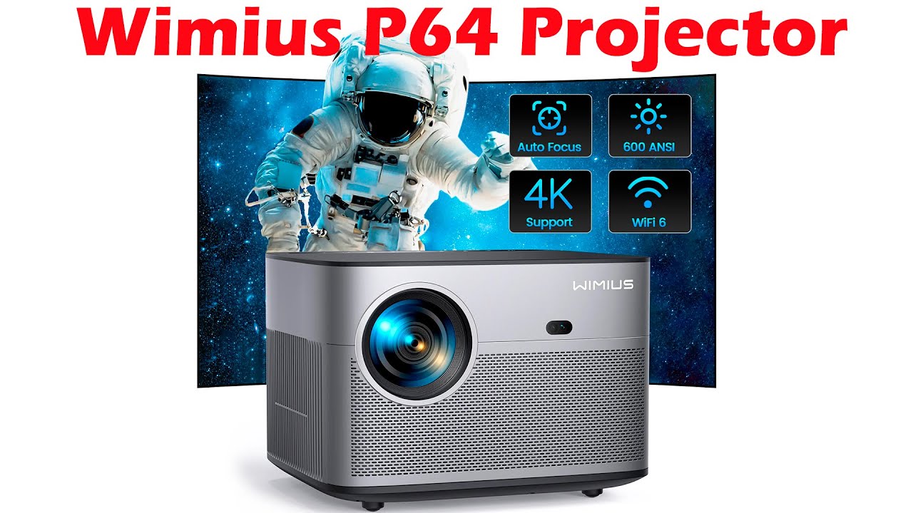 Wimius P64 Pro 4K Smart Projector - Geelimzshop (PVT) LTD