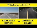 Concrete Road VS Asphalt Road