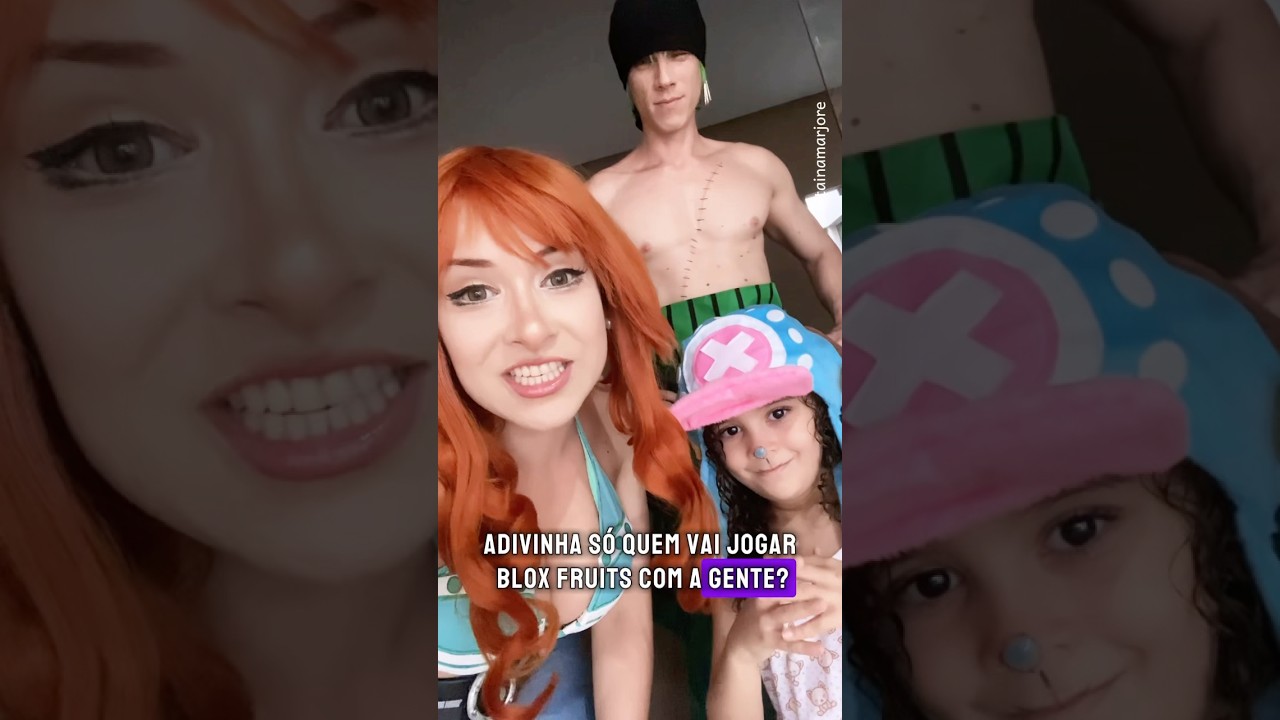 Zoro, Nami e Chopper - Blox Fruits - One Piece Cosplay #onepiececosplay #onepiece #bloxfruits