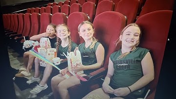 Adairsville Middle School Tiger Cheerleaders. Seen Inside Out 2. At AMC Theaters.