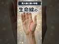 【手相】120歳まで現役！？病気を跳ね返すほど生命力が強い人の「鉄人線」