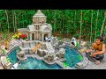 Rescue 3 Newborn Kitten From the Jungle Build the Ancient Temple Cat House