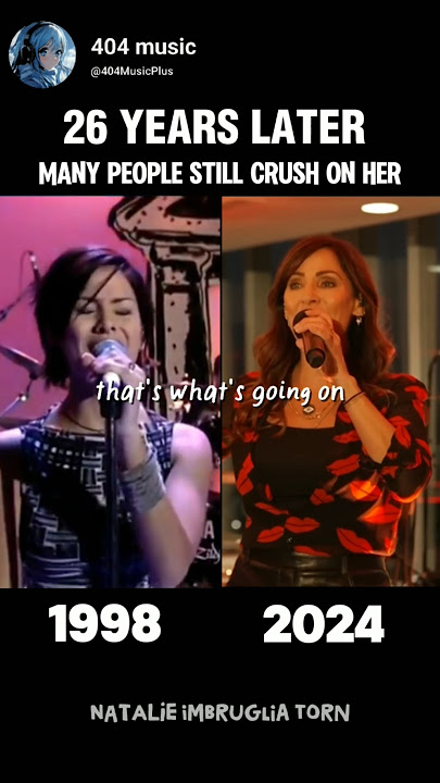 many people crush on Natalie #natalieimbruglia #torn #90smusic #music
