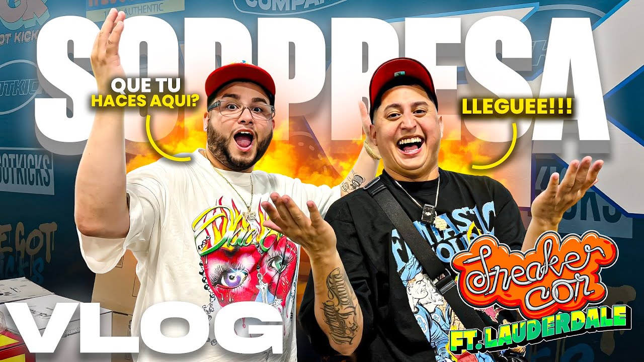 VLOG: Sorprendí al corillo de WGK en el SneakerCon 2026 Fort Lauderdale !!