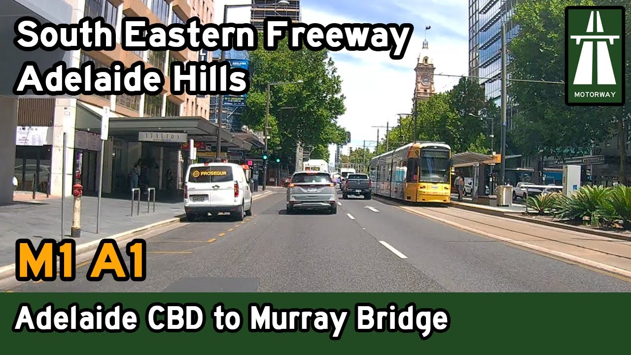 Driving from Adelaide CBD to Murray Bridge via Mount Barker – M1 South ...
