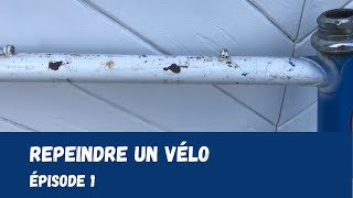 Repeindre un vélo : épisode 1, état du vélo et décapage