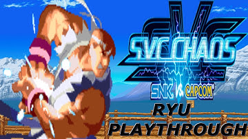 Arcade Longplay | SNK vs. Capcom: SVC Chaos | Ryu |