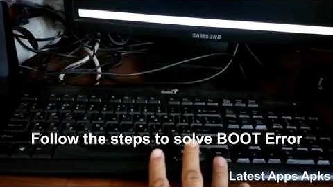 Windows failed to start boot error