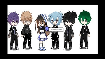 i make my ocs to their girlfriends and this happened (gacha club) i tried my best guys 😣😣