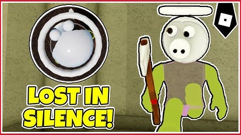 How to get "LOST IN SILENCE" BADGE + GHOST PIGGY MORPH/SKIN in PIGGY: BOOK 2 ROLEPLAY! - ROBLOX
