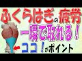 【ふくらはぎ マッサージ】ふくらはぎの疲労が溜まったらココをマッサージ!足が軽くなります!