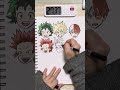 45分で何ができる？『ヒロアカ』キャラ何人描けるか検証！#Shorts