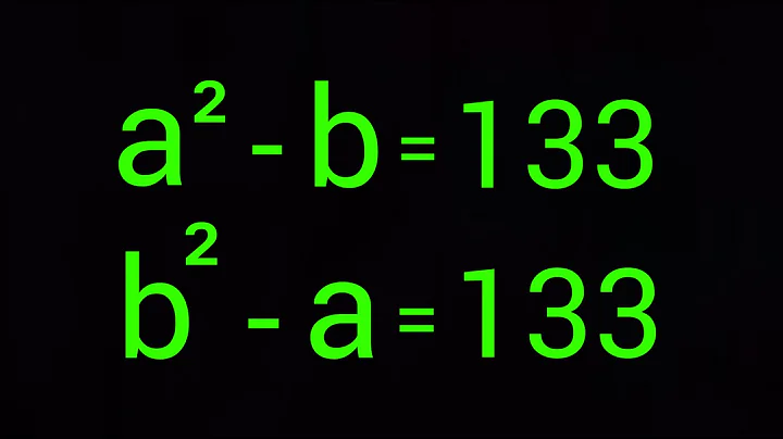 Harvard University Interview Tricks | How to solve for a & b Quickly ?