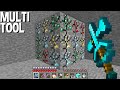 NEVER MINE ORES this MULTI TOOL in Minecraft ! SWORD PICKAXE AXE SHOVEL in ONE MULTI TOOL !