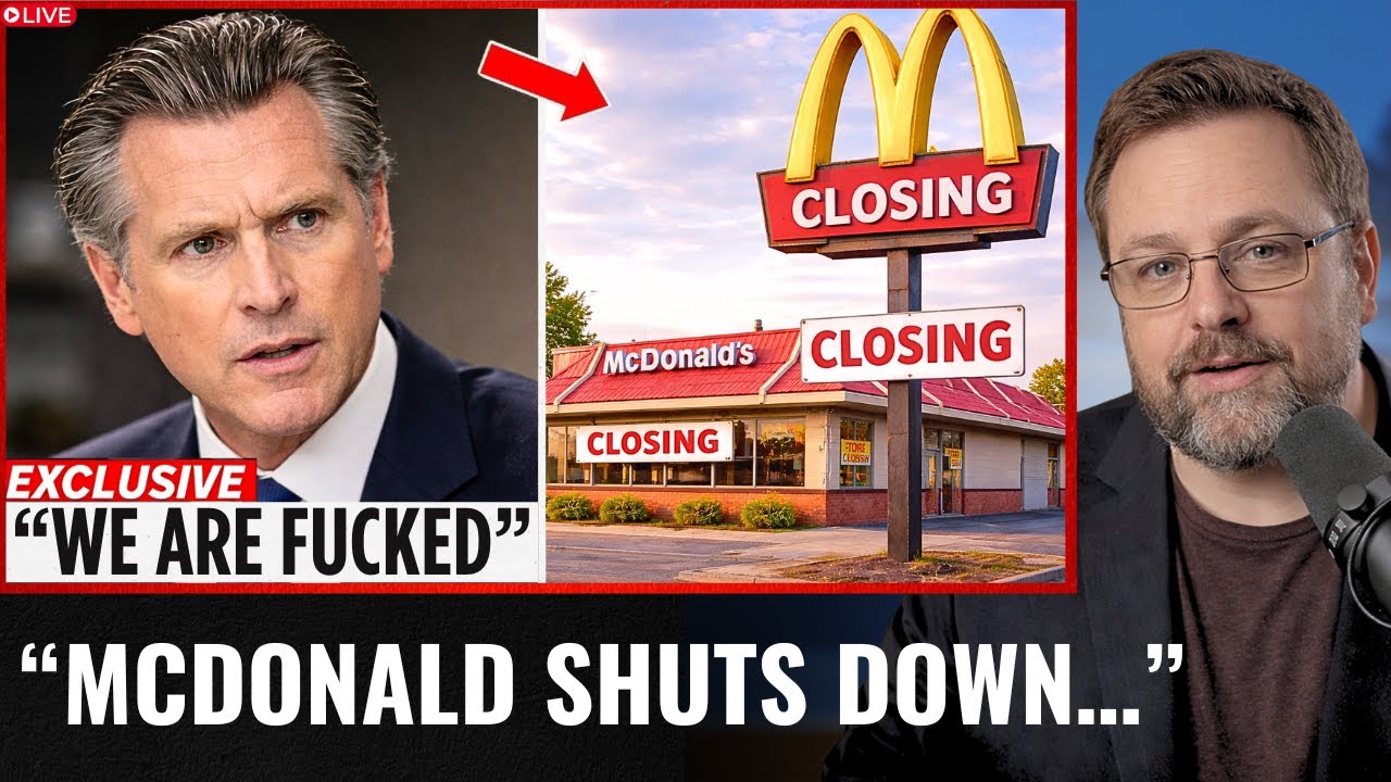 California’s Fast Food COLLAPSE: 30-Year McDonald’s Shuts Down as $20 Wage Hike…| Ethan Cole