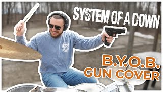 System of a Down - BYOB, Gun Cover gundrummer