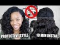 “Clip Weave" Tutorial *NO BRAIDS, GLUE, OR SEW* Ft. Asteria Hair Kinky Straight Clip-Ins!