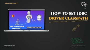 Set JDBC DRIVER Classpath | How to Set JDBC DRIVER Classpath #p2 #jdbc #java  #coding