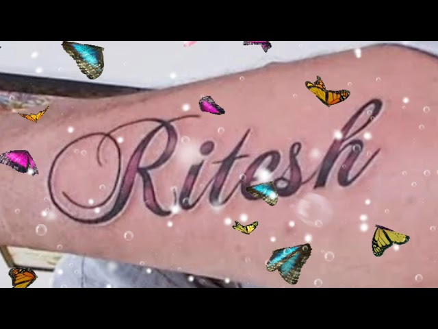 Preview of In Love 3D name for RITESH