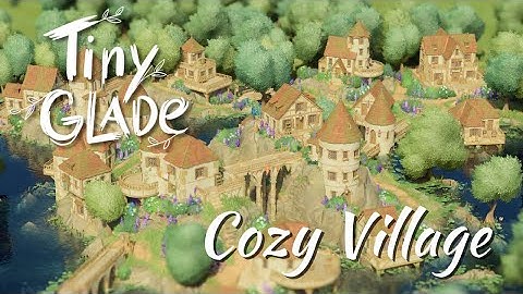 Tiny Glade Cozy Village On The Lake Timelapse Speed Build #tinyglade #relaxing #asmr #cozygames