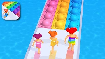 Pop It Run! Gameplay walkthrough part 5 (Android,iOS) All Levels