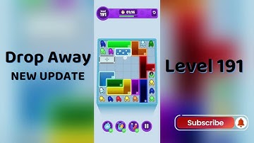 Drop Away Level 191 Walkthrough - NEW UPDATE | Step-by-Step Guide 🧠 | SolutionGuruji