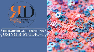 Basic Hierarchial Clustering using R Studio 1