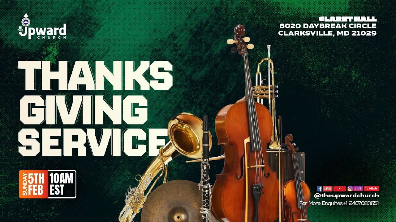 Thanksgiving Sunday Service // March 2023 - YouTube