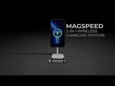 ALOGIC MagSpeed 2-in-1 Wireless Charging Station