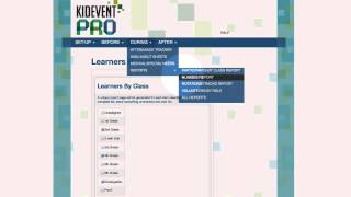 Ongoing Features of LifeWay's KidEvent Pro
